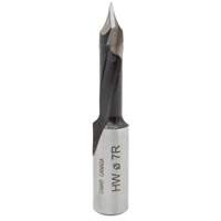 Through-Hole Carbide Tipped Drill, 7 mm Diameter Action Paper