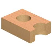 Through-Hole Carbide Tipped Drill, 2/5" Diameter Action Paper