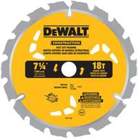 Fast Cut Framing Carbide-Tipped Saw Blade, 7-1/4", 18 Teeth, Wood Use WP534 | Action Paper