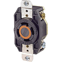 Single Flush 3-Pole 4-Wire Grounding Receptacle Action Paper