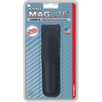 &eacute;tui de ceinture en nylon pour lampe de poche &agrave; 2 piles AA, Porte-lampe de poche, Nylon, 1 Poches Action Paper