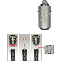 Lampes de poche Mini, DEL, 97 lumens, Piles AA Action Paper