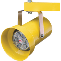 Loading Dock Lights, 24" Arm, 18 W, LED Lamp, Metal Action Paper