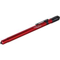 Lampe stylo Stylus, DEL, 11 lumens, Corps en Aluminium, piles AAAA, Compris Action Paper