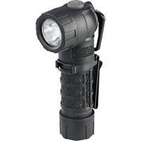 PolyTac&reg; 90 X Right Angle Flashlight, LED, CR123A Batteries, Polymer Action Paper