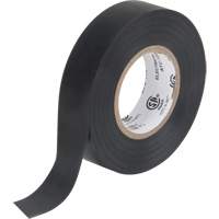 Electrical Tape, 19 mm (3/4") x 18 M (60'), Black, 7 mils Action Paper