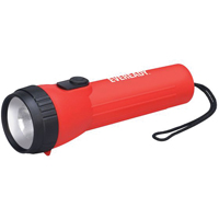 Industrial General Purpose Flashlight, LED, 25 Lumens, D Batteries Action Paper