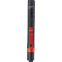 Penlight, LED, 100 Lumens, Aluminum Body, AAA Batteries, Included Action Paper