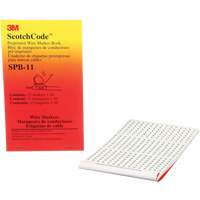 ScotchCode™ Pre-Printed Wire Marker Book XH304 | Action Paper