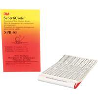 ScotchCode™ Pre-Printed Wire Marker Book XH305 | Action Paper