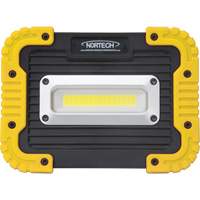Portable Work Light, LED, 10 W, 1000 Lumens, Plastic Housing Action Paper