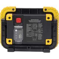 Portable Work Light, LED, 10 W, 1000 Lumens, Plastic Housing Action Paper