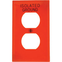 Plaque murale pour prise double Action Paper