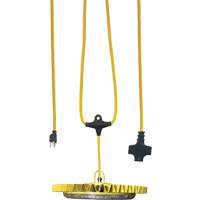 Lampe &agrave; DEL sur&eacute;lev&eacute;e Beacon120 avec cordon d'installation en s&eacute;rie Action Paper