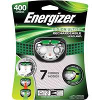 Vision Ultra Headlight, LED, 400 Lumens, 4 Hrs. Run Time, Rechargeable Batteries Action Paper