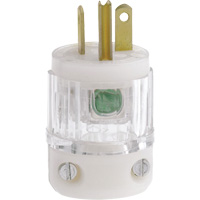 Hospital Grade Extension Plug, Nylon, 20 Amps, 125 V Action Paper