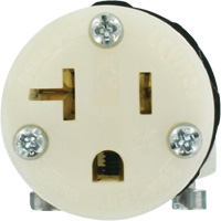 Hospital Grade Extension Plug Connector, 5-20R, Nylon XI201 | Action Paper