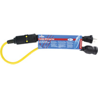 Inline GCFI Extension Cord & Connector, 120 V, 20 Amps, 3' Cord XI233 | Action Paper