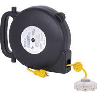 JPCR-1450 ABS Extension Cord Reel, Indoor/Outdoor, SJTW, 14 AWG, 13 A, 45' Action Paper