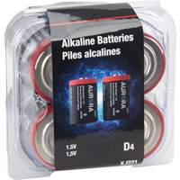 Industrial Alkaline Batteries, D, 1.5 V Action Paper