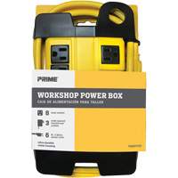 Workshop Power Box, 8 Outlet(s), 6', 15 Amps, 1875 W, 125 V Action Paper