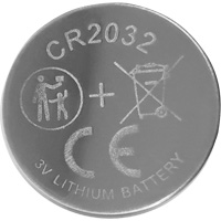 CR2032 Lithium Battery, 3 V Action Paper