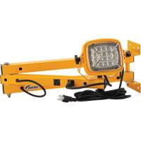 Dock Light, 40" Arm, 50 W, LED Lamp, Metal Action Paper