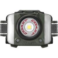 Lampe frontale FL97R &agrave; trois couleurs avec syst&egrave;me Twist Focus et commande vocale, DEL, 830 lumens, 2 hres de fonctionnement, piles Rechargeable Action Paper