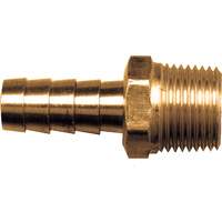 Male Hose Connector, Brass, 1/4" x 1/4" TA197 | Action Paper