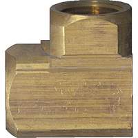 Extruded 90° Elbow Pipe Fitting, FPT, Brass, 1/8" YA811 | Action Paper