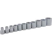 SAE Socket Set, 11 Pcs, 3/8" Drive Size Action Paper