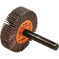 Coolcut™ Flap Wheel, Aluminum Oxide, 120 Grit, 1-1/2" x 3/8" x 1/4" YC402 | Action Paper