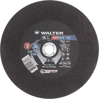 Ripcut™ Stainless Steel & Steel Cut-Off Wheel for Stationary Saws, 12" x 1/8", 1" Arbor, Type 1, Aluminum Oxide, 5100 RPM YC431 | Action Paper